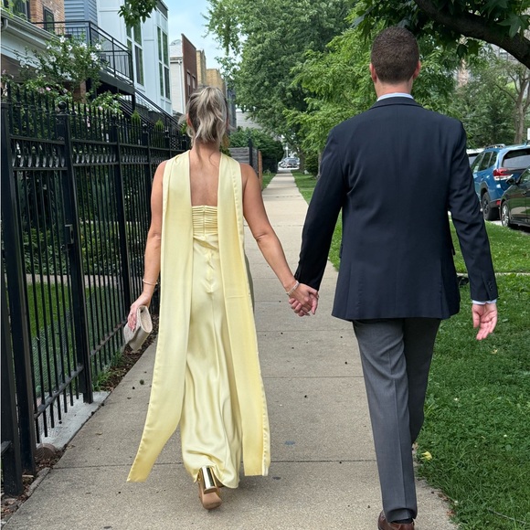 Runaway the Label Elsa Maxi Dress - Lemon Size S - Picture 2 of 2